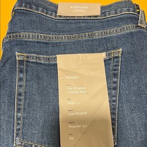 Everlane Straight Leg Blue Jeans